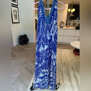 Blue Paisley Maxi Dress